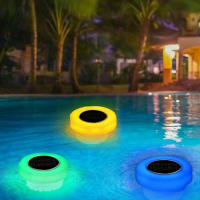 Dispensador Flotante De Cloro Para Piscina Solar Con Luz Colorida Para Spa Y Baño De Tubo Dispensador De Tabletas De Bromuro - details 2