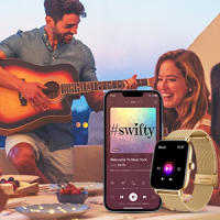 Reloj inteligente con Bluetooth para hombre y mujer, pulsera con Dial personalizado, control del ritmo cardíaco, llamadas, para Android e IOS, 2025 - details 9