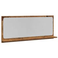 Espejo de baño de madera vintage vidaXL 90x10,5x37 cm - details 1