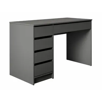 Mesa de oficina Comfivo 312 , Muebles ES, Con cajones, Antracita, 120 x 75 x 55cm - 1