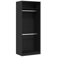 Armario vidaXL Negro Roble 80x50x200 cm Madera Elaborada - details 1