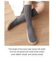 Pareja Creativa De Calcetines Para Mujer Danza Yoga Ballet Entrenamiento Cómodo Casa Invierno Cálido Calcetines De Pies - details 4