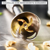 Moulinex Powelix Life DD95HD Batidora de brazo 1200 W, cuchillas duradera, accesorio pasapuré 2 texturas, selector de velocidades ergonómico, Piezas aptas para lavavajillas, Metálico - details 2