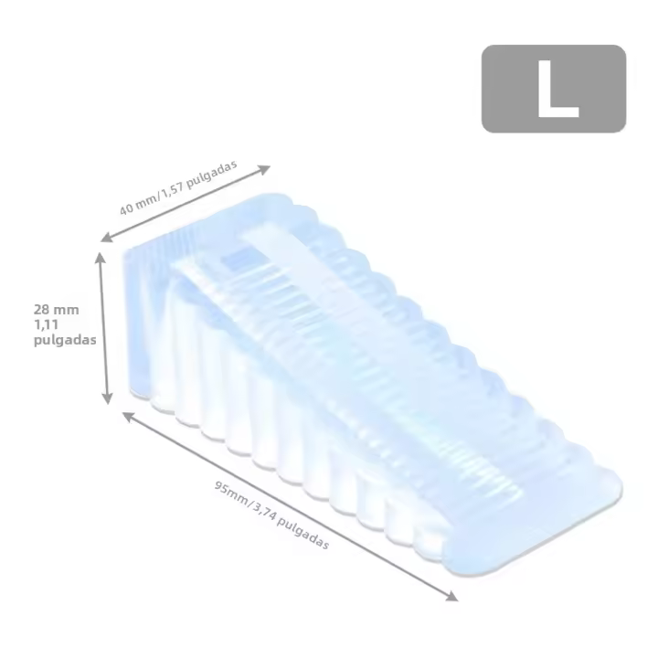 1pc Stopper De Puerta De Goma Para El Hogar Seguridad Antideslizante Silicone Bloqueador De Puerta Para Mujeres Solas - 1