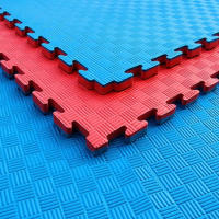 Tatami Puzzle EVA Rojo-Azul | Duradero Antideslizante Absorbe Impactos - details 0