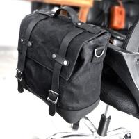 Bolsa De Sillín Vintage Para Motocicleta Impermeable Bolsa Lateral De Motocicleta Moto Knight Bolso De Hombro Para Casco Para Indian Victory Benelli - details 13