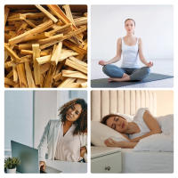 Palo Santo Sticks Naturales Incienso De Madera Aroma Diffusor De Madera Cruda Para Difusión En El Hogar Sala De Estar Oficina - details 2