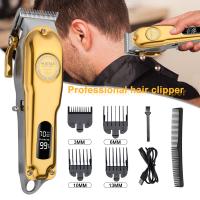 Máquina Cortar Pelo, Cortapelos Hombre Profesional, Cortadora Eléctrica Máquina de Maquillaje with LED Pantalla,Carga rápida USB Cortadora de Pelo para Barba,Apto para familias/Peluqueros - details 7