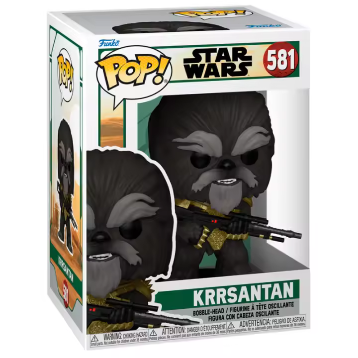 Figura Pop Star Wars El Libro De Boba Fett 2 Krrsantan-Figura de Vinilo Coleccionable - Idea de Regalo- Mercancia Oficial - Juguetes para Niños y Adultos - Movies Fans - Muñeco para Coleccionistas y Exposición - 1