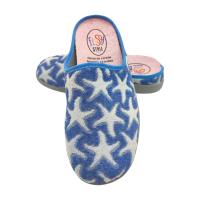Zapatillas de Casa Mujer Verano Cómodas y Flexibles en Rizo de Algodón con Plantilla Extraíble - Flossy - details 1
