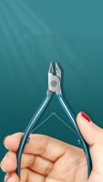 Tijeras De Uñas Para Uñas Engrosadas O Engranadas Trimmer Profesional Para Podología Con Acero Inoxidable Superficie Lisa Y Antideslizante - details 0