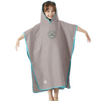 Toalla De Baño Con Capucha Para Niños Secado Rápido Poncho De Baño Para Playa Y Piscina Toalla De Cambio - details 12