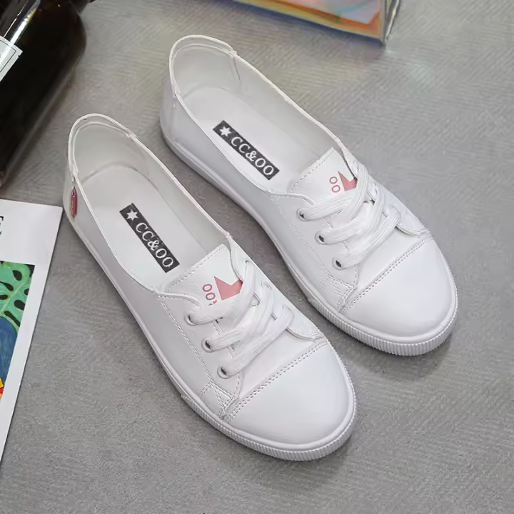 Zapatos Planos Blancos Para Mujer Comodidad Y Estilo Casual Zapatos De Mujer Transpirables Y Suaves Zapatos Para Damas De Moda Coreana - 1
