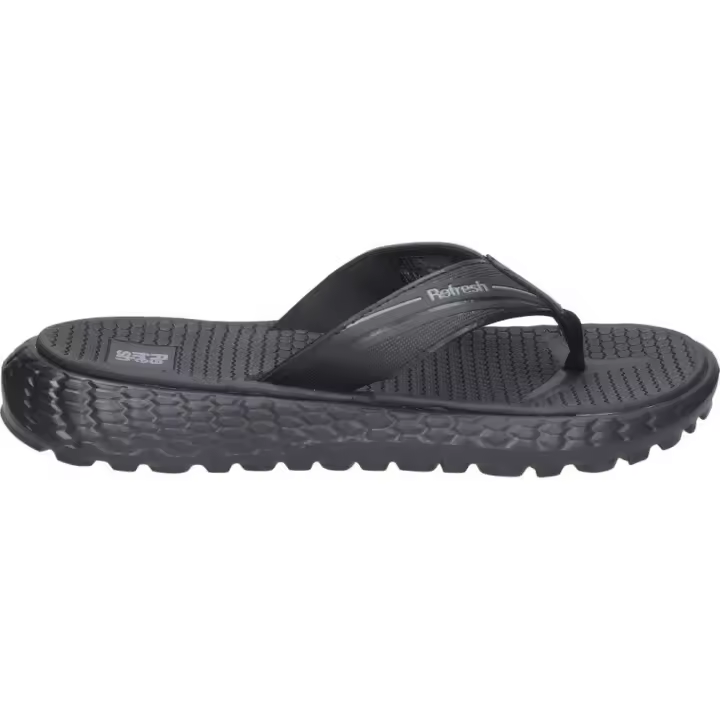 REFRESH | Sandalias para Hombre Refresh – Chanclas color negro para Hombre – Sandalias planas – Chanclas de dedo –Sandalias estilo casual – Modelo 171670 - 1