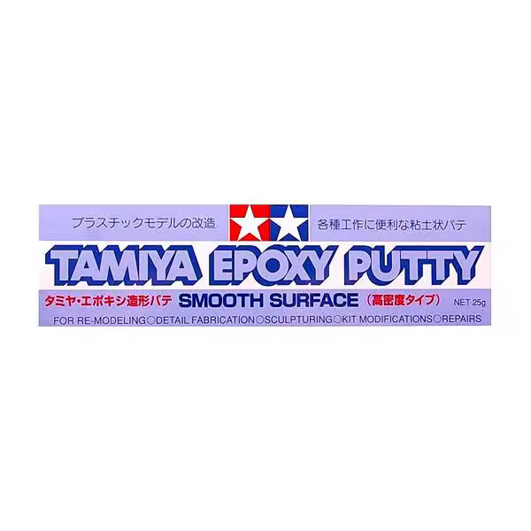 Masilla putty bicomponente de acabado fino Tamiya-87052 - 1