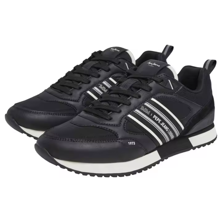 Zapatillas Pepe Jeans Dublin Young para hombre en color negro - 1