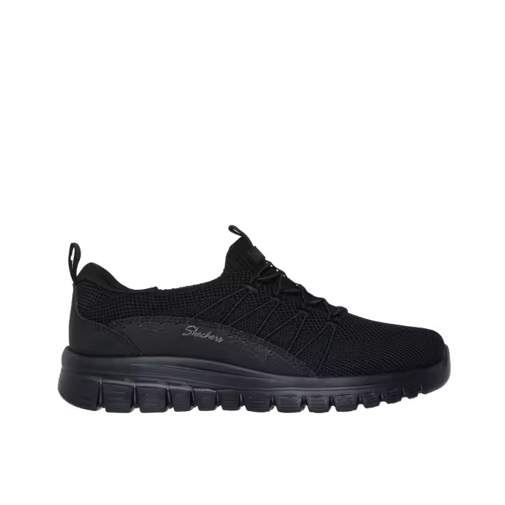 ZAPATILLAS NEGRAS CON ELÁSTICO SKECHERS Graceful - Picture Perfect 100702 - 1