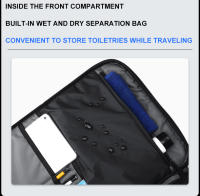 Mochila Multifuncional Fenruien Para Hombres Moda Negocios Clásica De Viaje Alta Calidad Ajuste Para Portátil De 17.3 Pulgadas - details 12