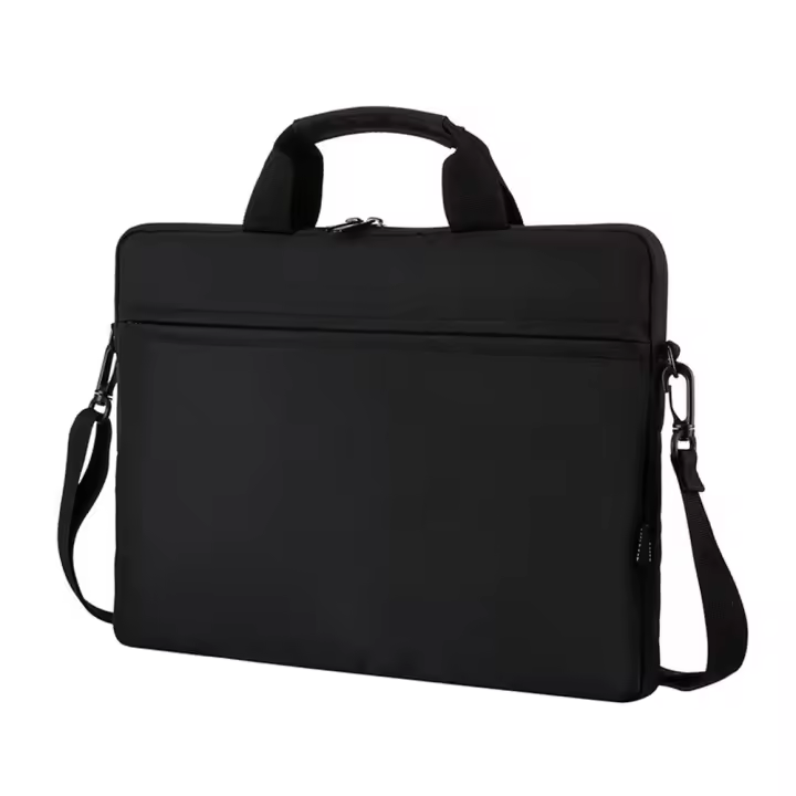Bolso De Mano Para Portátil De 13.3/14/15.6 Pulgadas Funda Protectora De Alta Capacidad Antigolpes Funda Portátil De Nylon Con Forro De Algodón - 1
