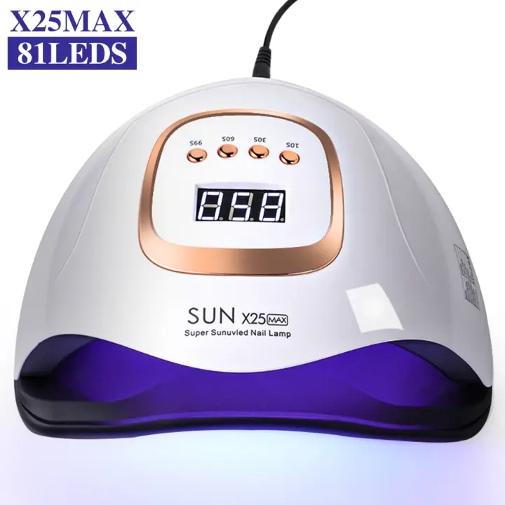 Lámpara Secadora De Uñas UV Con 81 LEDs Y Sensor Automático Tiempo Fijo Profesional Para Gel De Uñas Y Manicura Herramienta De Curing - 1