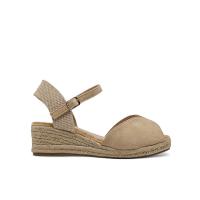 Calzados soraia, Sandalia de antelina y plataforma de yute, espardeñas de cuña, para mujer. - details 31