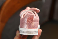 Zapatos De Niñas 2020 Primavera Otoño Con Cordones Glitter Cuero Sintético Antideslizantes Planos Casuales Para Niñas Tallas 7-13 Adecuados Para Todas Las Estaciones - details 14