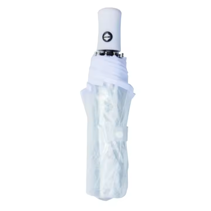Paraguas Automático Tres Plegable Transparente Y Impermeable Para Adultos Duradero Y Anti-Viento Material De Nylon Moda Al Aire Libre - 1