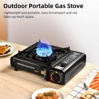 Horno portátil para exteriores, estufa de gas ajustable de 2900 W, estufa liviana, equipo de cocina para acampar, equipo de emergencia, perfecto para cocinar en campamentos, compatible con carrito o cilindro de gas. - details 6