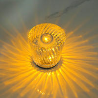 Lámpara De Cristal USB Recargable LED Para Dormitorio Y Sala De Estar Decoración De Fiesta Luz Creativa LT048 - details 2