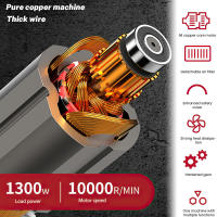 Amoladora Angular Eléctrica, 1100W, 11000RPM, 100mm, Herramienta eléctrica para esmerilar, cortar, pulir y cortar para PVC, madera, Máquina pulidora doméstica, máquina cortadora, 35 dics - details 2