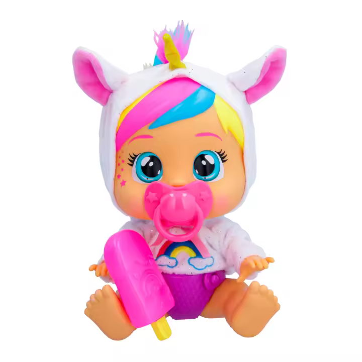 BEBÉS LLORONES Loving Care Fantasy Dreamy | Muñeca bebé Que Llora lágrimas de Verdad con Pijama y 3 Accesorios - Juguete y Regalo para Niños y Niñas de 3 Años - 1
