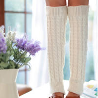 Calentadores De Piernas Para Mujer Sweet Girl Cubren Hasta La Rodilla Tejidos En Acrílico Color Sólido Para Otoño E Invierno - details 12