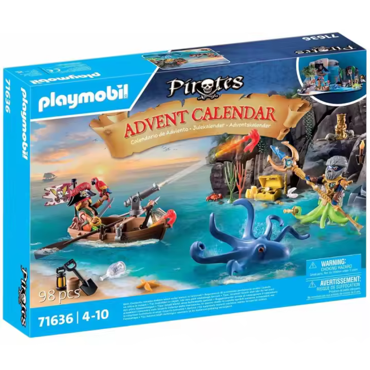 Calendario de adviento piratas Playmobil (71636) con 24 sorpresas - 1