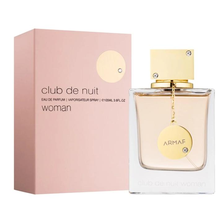 Armaf - Club de Nuit Woman EDP 105 ml floral frutal para mujer, notas de naranja, rosa y vainilla, fragancia duradera — oferta en Miravia