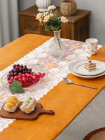 Corredor De Mesa De Encaje Vintage Floral Para Bodas Y Fiestas Decoración De Mesa Poliéster 100% Medio Tat Para Mesas Y Armarios - details 2