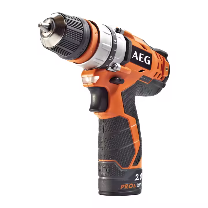 AEG Taladro atornillador compacto 12V con portabrocas extraíble - BBS12C2LI-202B - 1