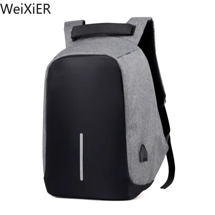 Mochila Antirrobo Para Hombres Con USB Gran Capacidad Para Viajes Y Estudio Bolsa De Hombro Para Laptop Y Negocios Para Mujeres - 1