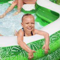 Bestway - Piscina Inflable 231x231x51 cm. con Asiento Estampado Motivos Tropicales - details 0