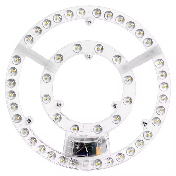 modulo De Techo LED 220V 12W 18W 24W 36W 48W 72W Luz Panel Reemplazo Fan De Techo Lámpara De Pared modulo Redondo - 1