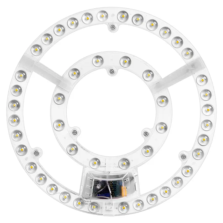 modulo De Techo LED 220V 12W 18W 24W 36W 48W 72W Luz Panel Reemplazo Fan De Techo Lámpara De Pared modulo Redondo - 1