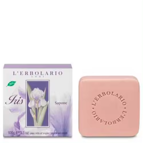 L'Erbolario Iris Jabon Pastilla 100Gr - Acción Suavizante y Protectora - 1