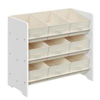 Estantería Infantil para Juguetes con 9 Cajas de Almacenamiento de Tela No Tejida - Espaciosa y Organizada, 29.5x62.5x60 cm - details 0