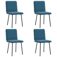 vidaXL Sillas de comedor 4 unidades terciopelo en color Negro/Crema/Amarillo y más | cómodas modernas ergonómicas para comedor cocina salón hogar - details 6