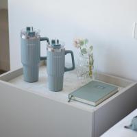 Flamingueo Vaso Termico - Taza Termo Acero Inoxidable Termo Cafe Para Llevar Bebidas Frías 24h y Calientes 10h Botella Termica 1,18 Litros - details 13