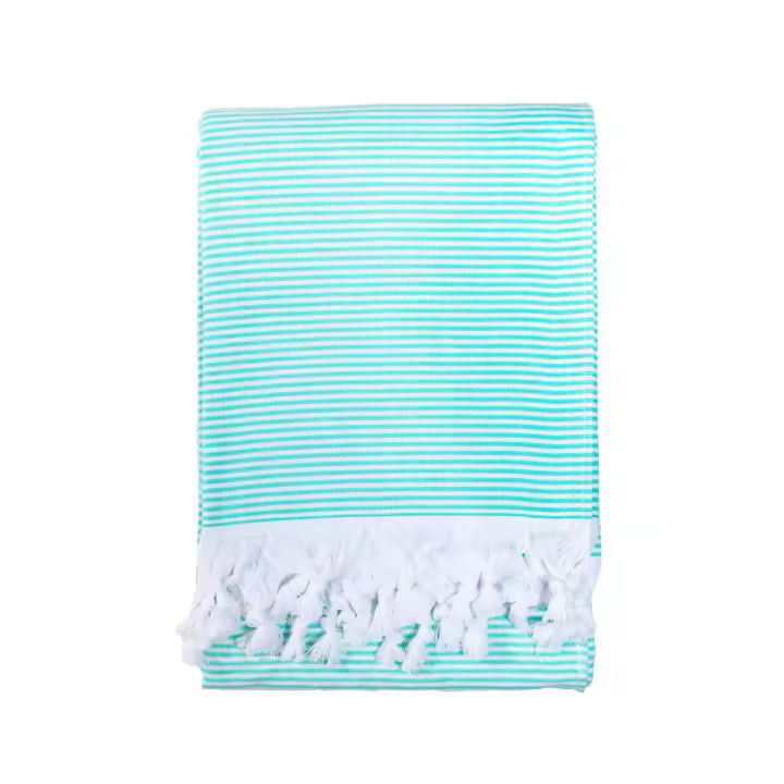 SUN & SURF Toalla de Playa Fina Pestamal Grande 100x180 Ligera con Gran Capacidad de Absorción y Secado. Algodón 100% - Alta Calidad. - 1