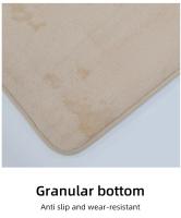Alfombra De Baño De Espuma De Memoria Deluxe Antideslizante Absorbente Lavable Máquina Versátil Y Elegante Para Decoración Del Baño - details 10