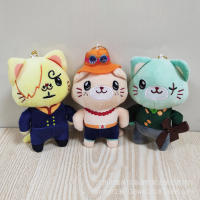 Set De 6 Muñecos De Peluche One Piece Con Pelo Corto Y Relleno De Algodón Ecológico Luffy Sanji Law Ace Kawaii Para Adultos Y Niños - details 3