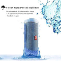T&G Altavoz Bluetooth inalámbrico TG116, altavoz de bluetooth con graves, compatible, USB, resistente al agua, para exteriores, c ompatible con AUX, TF, Radio FM, Subwoofer Altavoz portatil - details 2