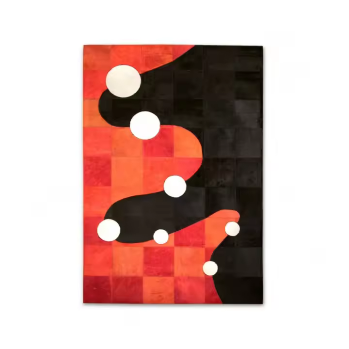 Alfombra Patchwork Piel de Vaca GAMBU- Varias medidas - Zerimar. - 1