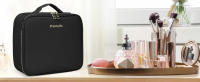 Bolso De Maquillaje Para Mujer En Cuero PU Gran Capacidad Resistente Al Agua Con Espejo Multifuncional Estilo Lady - details 12